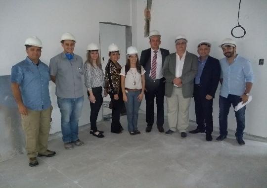 Presidente do Tribunal de Justiça do Pará (TJPA) visita obras do Fórum de Óbidos