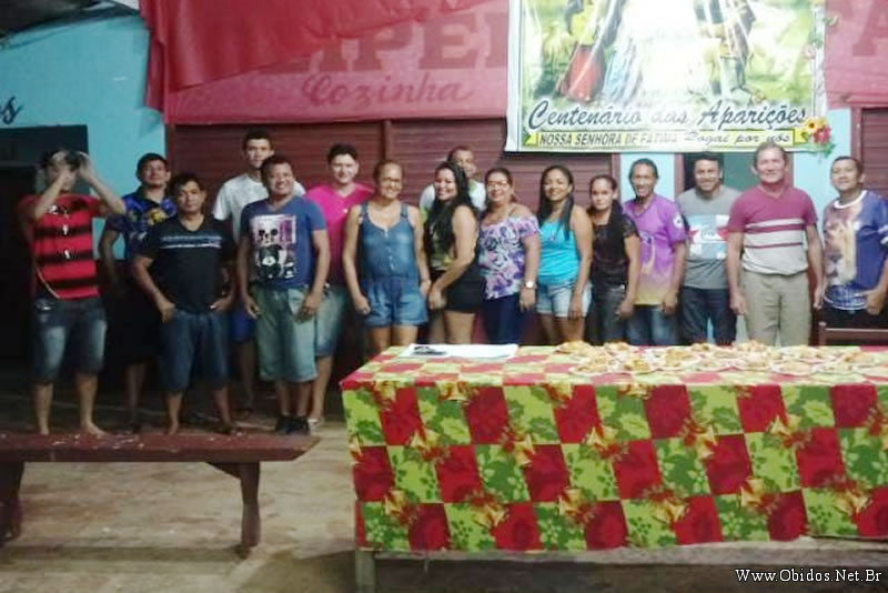 Membros da nova diretoria do Bloco Unidos do Morro