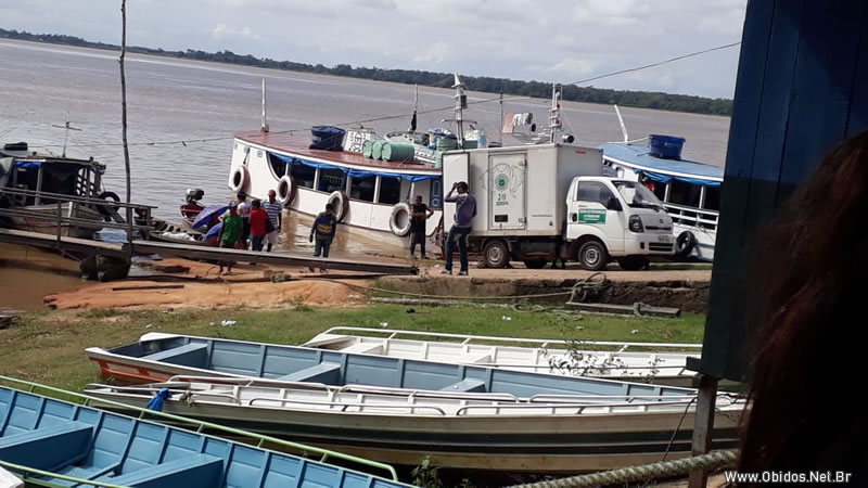 Descarregamento do pescado
