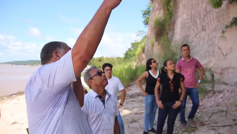 Visita dos engenheiros in loco