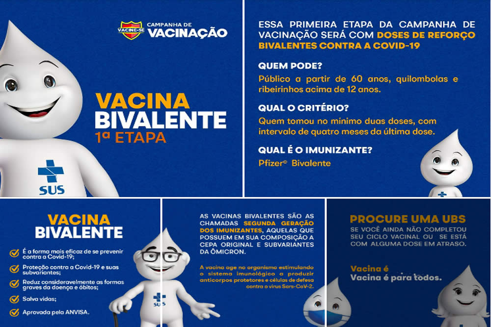 ÓBIDOS: Vacina bivalente contra a Covid-19 já está disponível nas UBS`s 