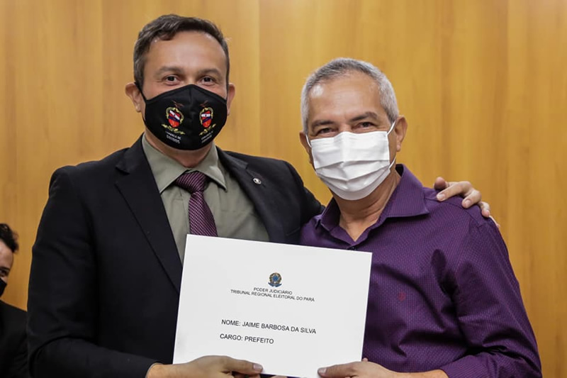 Juiz Dr. Clemilton e Prefeito eleito Jaime Silva