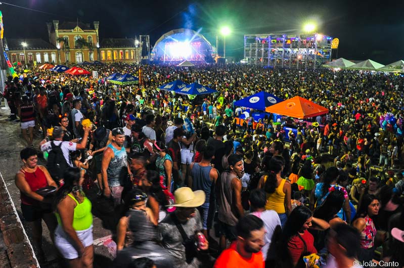 Praça da Cultura em época do Carnapauxis.